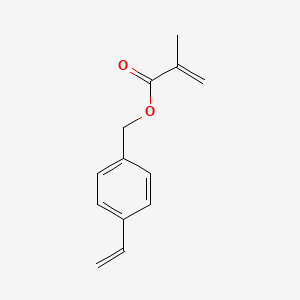 molecular formula C13H14O2 B3059380 2-Propenoic acid, 2-methyl-, (4-ethenylphenyl)methyl ester CAS No. 99413-45-3