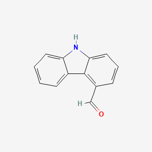 molecular formula C13H9NO B3059391 9H-carbazole-4-carbaldehyde CAS No. 99585-19-0