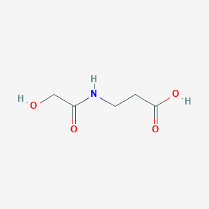 molecular formula C5H9NO4 B3059392 3-(2-Hydroxyacetamido)propanoic acid CAS No. 99586-64-8