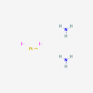 molecular formula H₆I₂N₂Pt B030594 trans-Diamminediiodoplatinum(II) CAS No. 13841-96-8