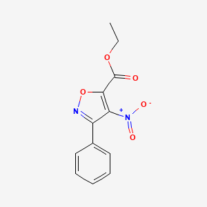 Ethyl 4-nitro-3-phenyl-1,2-oxazole-5-carboxylate