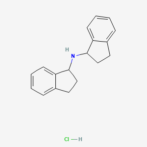 molecular formula C18H20ClN B3059434 Di-1-Indanylamine Hydrochloride CAS No. 113535-00-5