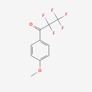 1-Propanone, 2,2,3,3,3-pentafluoro-1-(4-methoxyphenyl)-