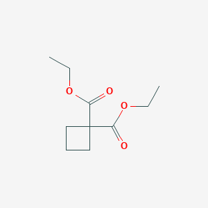 molecular formula C10H16O4 B030595 Diethyl 1,1-cyclobutanedicarboxylate CAS No. 3779-29-1