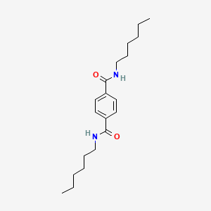 molecular formula C20H32N2O2 B3059504 N,N'-Dihexylterephthalamide CAS No. 41203-68-3