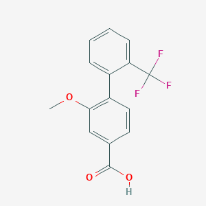3-Methoxy-4-(2-trifluoromethylphenyl)benzoic acid