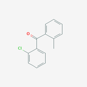 molecular formula C14H11ClO B3059515 2-Chloro-2'-methylbenzophenone CAS No. 4888-03-3