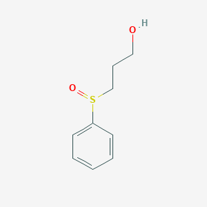 molecular formula C9H12O2S B3059516 3-(phenylsulfinyl)propan-1-ol CAS No. 49639-22-7