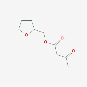 molecular formula C9H14O4 B3059566 Tetrahydrofuran-2-ylmethyl 3-oxobutanoate CAS No. 7249-93-6