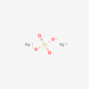 molecular formula Ag2SeO4<br>Ag2O4Se B3059573 Silver selenate CAS No. 7784-07-8