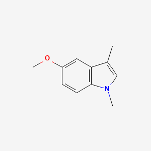 molecular formula C11H13NO B3059579 5-Methoxy-1,3-dimethylindole CAS No. 81784-54-5