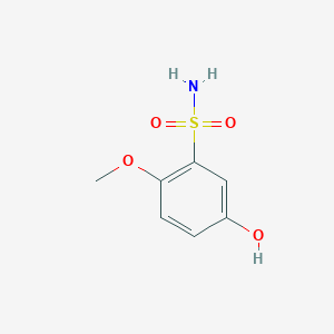 molecular formula C7H9NO4S B3059580 5-Hydroxy-2-methoxybenzenesulfonamide CAS No. 82020-61-9