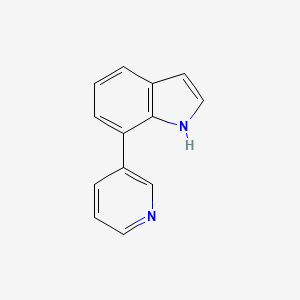 7-(Pyridin-3-yl)-1H-indole