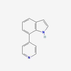 7-(Pyridin-4-yl)-1H-indole