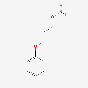molecular formula C9H13NO2 B3059583 O-(3-phenoxypropyl)hydroxylamine CAS No. 82703-22-8