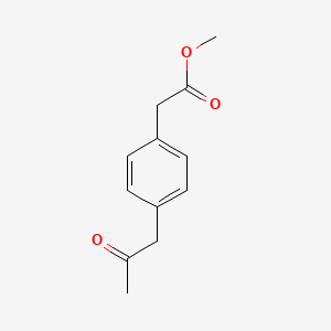 molecular formula C12H14O3 B3059587 Methyl [4-(2-oxopropyl)phenyl]acetate CAS No. 84541-92-4