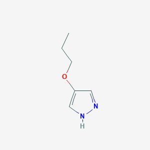 molecular formula C6H10N2O B3059598 4-Propoxy-1H-pyrazole CAS No. 88095-60-7