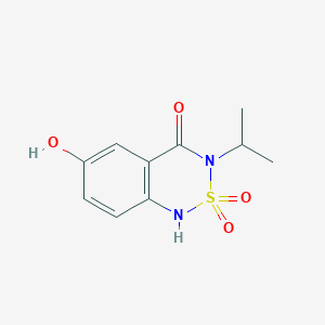 molecular formula C10H12N2O4S B030596 6-Hydroxybentazon CAS No. 60374-42-7
