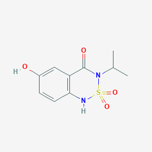 molecular formula C10H12N2O4S B030596 6-Hydroxybentazone CAS No. 60374-42-7