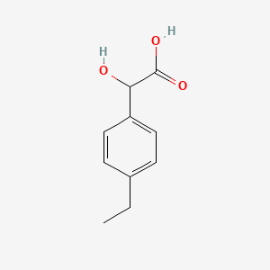 molecular formula C10H12O3 B3059630 2-(4-ethylphenyl)-2-hydroxyacetic acid CAS No. 10408-52-3