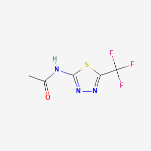 n-[5-(Trifluoromethyl)-1,3,4-thiadiazol-2-yl]acetamide