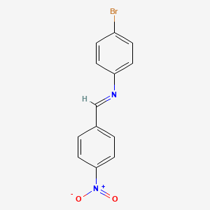 4-Bromo-N-[(E)-(4-nitrophenyl)methylidene]aniline