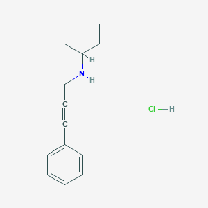 N-(sec-Butyl)-3-phenyl-2-propyn-1-amine hydrochloride