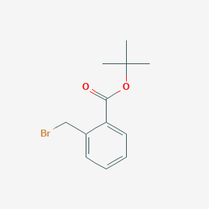 molecular formula C12H15BrO2 B3059642 Tert-butyl 2-(bromomethyl)benzoate CAS No. 105340-30-5