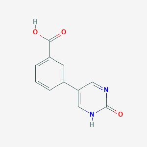B3059673 5-(3-Carboxyphenyl)-2-hydroxypyrimidine CAS No. 1111108-95-2