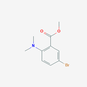 molecular formula C10H12BrNO2 B3059680 Methyl 5-bromo-2-(dimethylamino)benzoate CAS No. 1131587-63-7