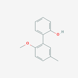 B3059755 2-(2-Methoxy-5-methylphenyl)phenol CAS No. 1255636-61-3