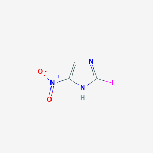 molecular formula C3H2IN3O2 B3059843 1H-Imidazole, 2-iodo-4-nitro- CAS No. 13369-81-8