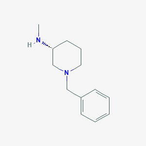 molecular formula C13H20N2 B3059852 ((R)-1-Benzyl-piperidin-3-yl)-methyl-amine CAS No. 1354011-07-6