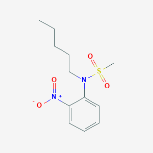 N-(2-Nitrophenyl)-N-pentylmethanesulfonamide