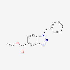 Ethyl 1-benzyl-1H-benzo[d][1,2,3]triazole-5-carboxylate