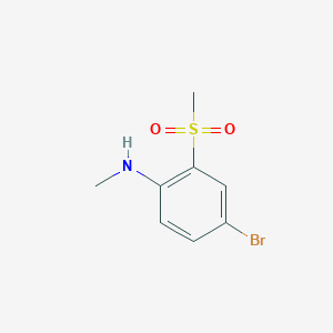 4-Bromo-N-methyl-2-(methylsulfonyl)aniline