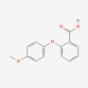 molecular formula C14H12O4 B3060175 2-(4-Methoxyphenoxy)benzoic acid CAS No. 1916-04-7