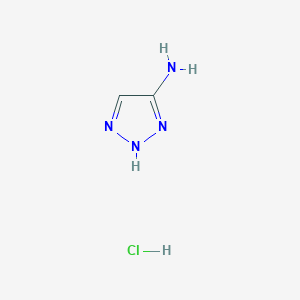 molecular formula C2H5ClN4 B3060182 2H-1,2,3-Triazol-4-amine hydrochloride CAS No. 194469-74-4