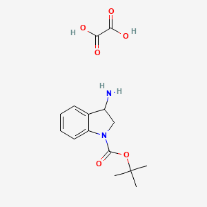 tert-Butyl 3-aminoindoline-1-carboxylate oxalate