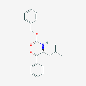 (S)-Benzyl (4-Methyl-1-Oxo-1-Phenylpentan-2-Yl)Carbamate