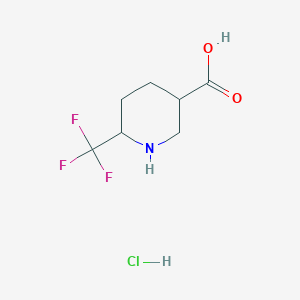 6-(Trifluoromethyl)piperidine-3-carboxylic acid HCl