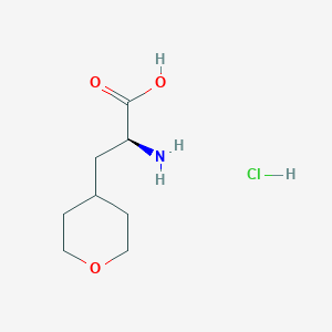 (2S)-2-Amino-3-(oxan-4-yl)propanoic acid hydrochloride