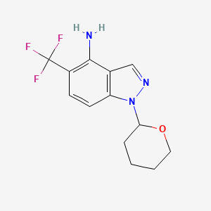 1-(Tetrahydro-2H-pyran-2-yl)-5-(trifluoromethyl)-1H-indazol-4-amine