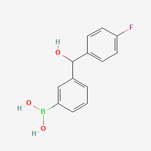 3-[(4-Fluorophenyl)(hydroxy)methyl]phenylboronic acid