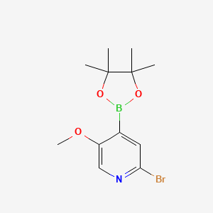 2-Bromo-5-methoxypyridine-4-boronic acid, pinacol ester