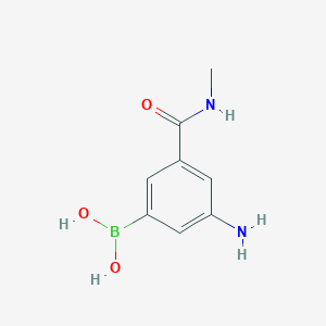 3-Amino-5-(methylcarbamoyl)phenylboronic acid