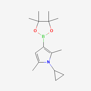 1-Cyclopropyl-2,5-dimethylpyrrole-4-boronic acid, pinacol ester