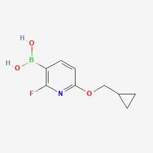 6-(Cyclopropylmethoxy)-2-fluoropyridine-3-boronic acid