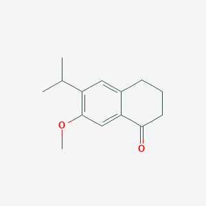 molecular formula C14H18O2 B3060310 6-Isopropyl-7-methoxy-1-tetralone CAS No. 22009-41-2
