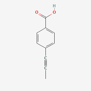 molecular formula C10H8O2 B3060315 4-(Prop-1-yn-1-yl)benzoic acid CAS No. 223562-52-5